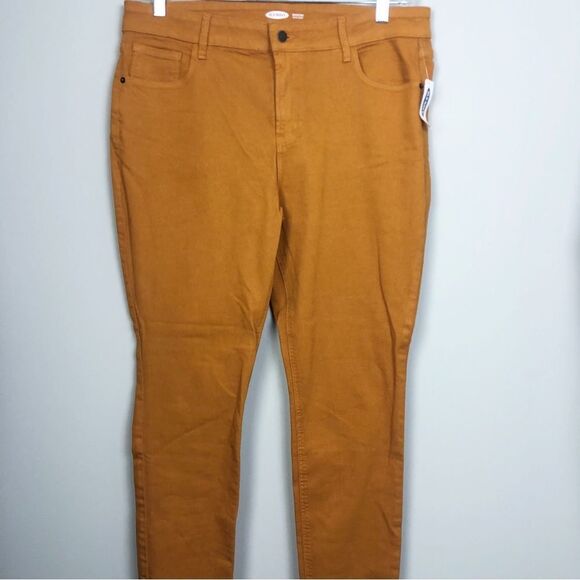 OLD NAVY | NEW Orange Rockstar Super Skinny Jeans Women’s Size 16 - Picture 1 of 10